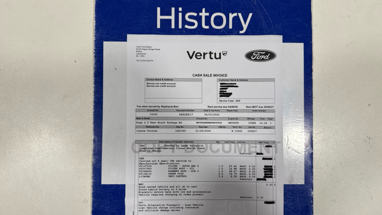 Ford Kuga 2.5 PHEV Black Package Edition 5dr CVT Estate